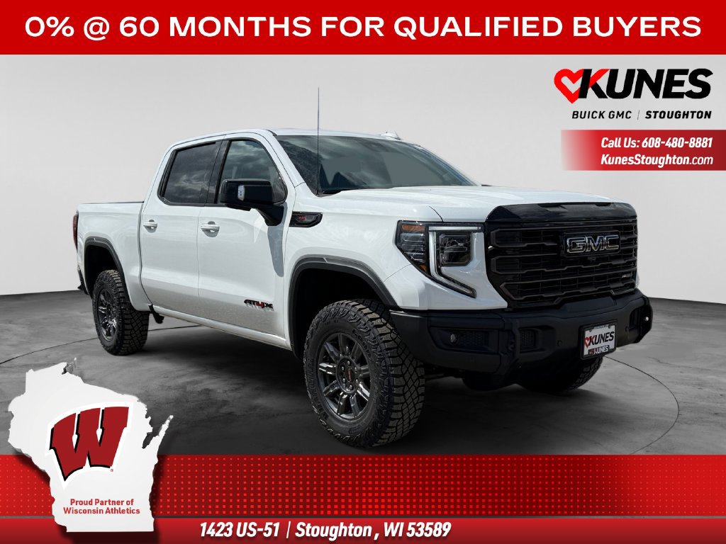 New 2026 GMC Sierra 1500 AT4X w/ LPO, Black Badging Package