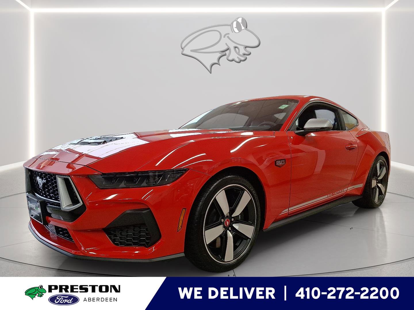 New 2025 Ford Mustang GT Premium w/ 60th Anniversary Package RWD image 1