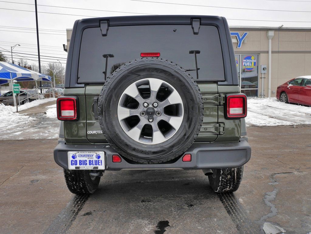 Used 2021 Jeep Wrangler Unlimited Sahara w/ Uconnect 4C Nav & Sound Group image 6