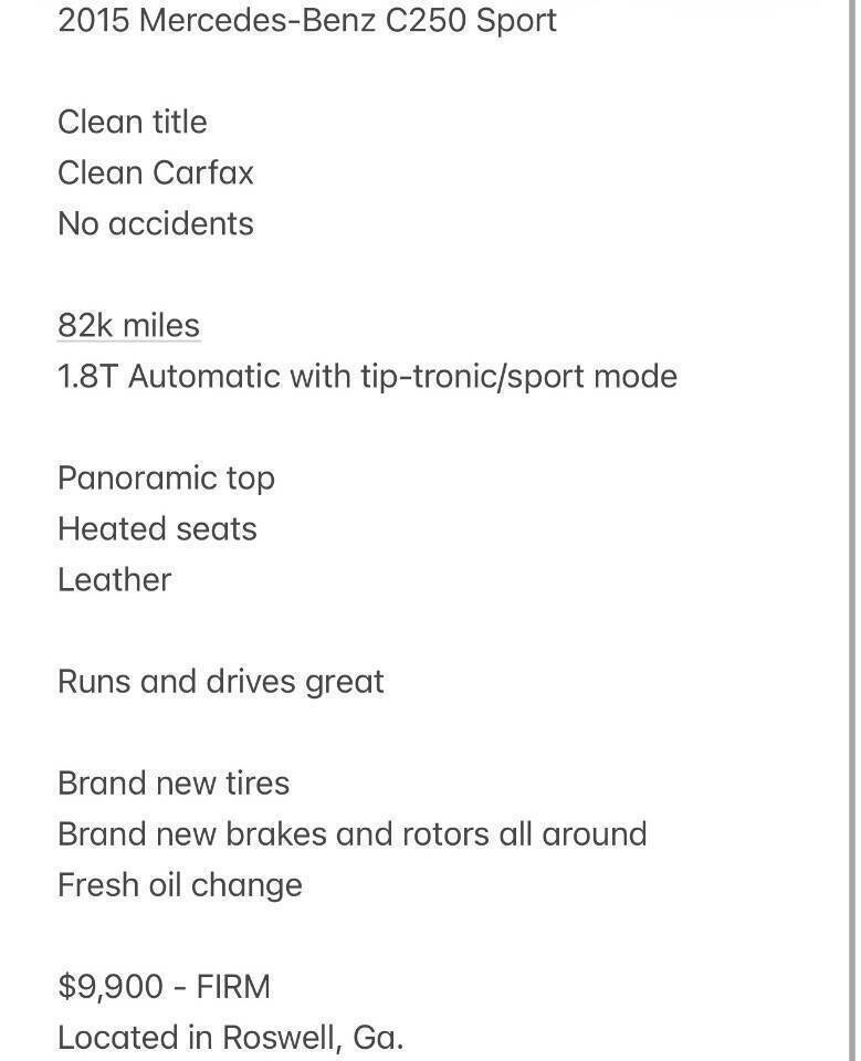 Used 2015 Mercedes-Benz C 250 Coupe image 13