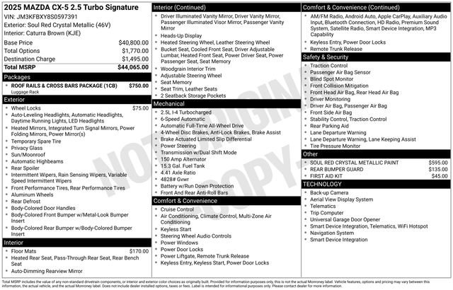 Certified 2025 MAZDA CX-5 Signature image 30