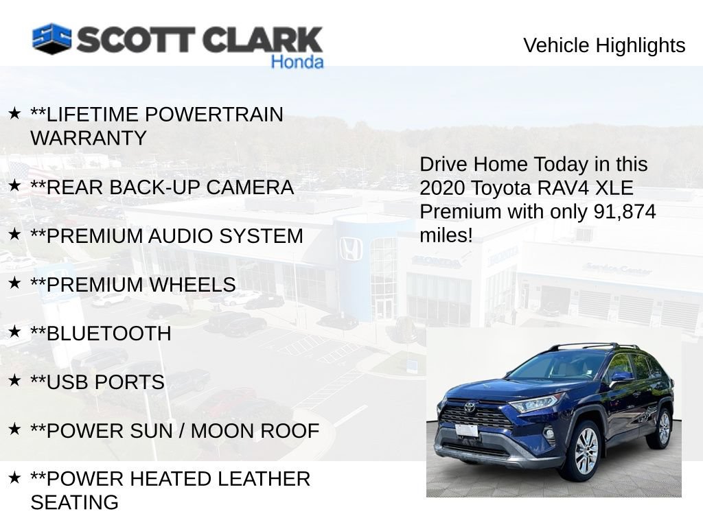 Used 2020 Toyota RAV4 XLE Premium AWD/4WD image 12