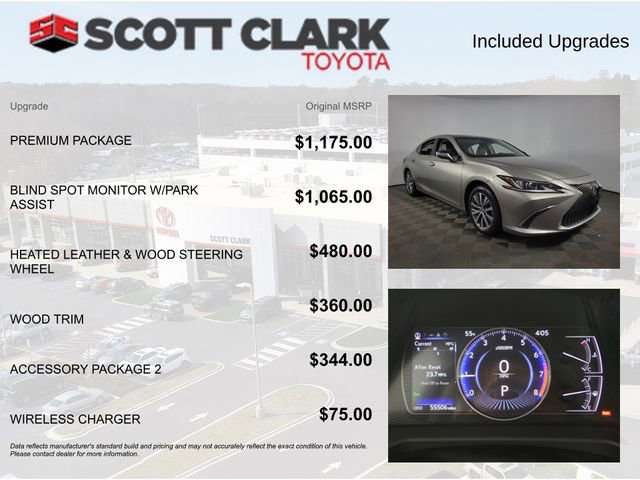 Used 2019 Lexus ES 350 w/ Premium Package image 8