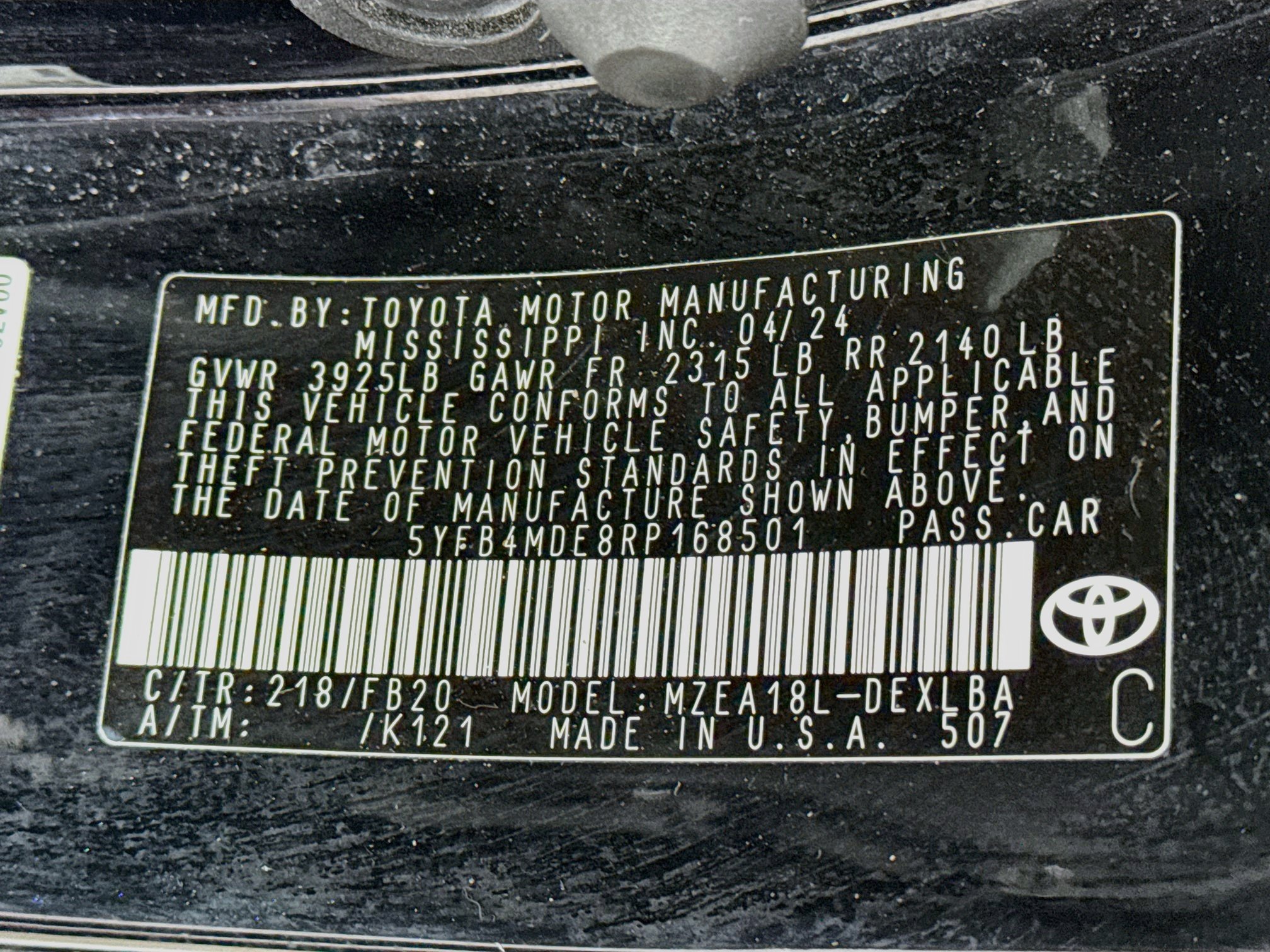 Certified 2024 Toyota Corolla LE FWD image 31