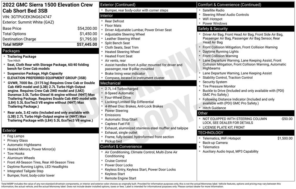 Used 2022 GMC Sierra 1500 Elevation image 37