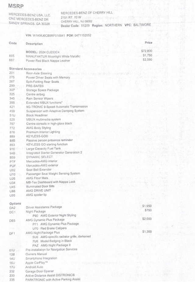 Used 2024 Mercedes-Benz CLE 53 AMG 4MATIC image 82