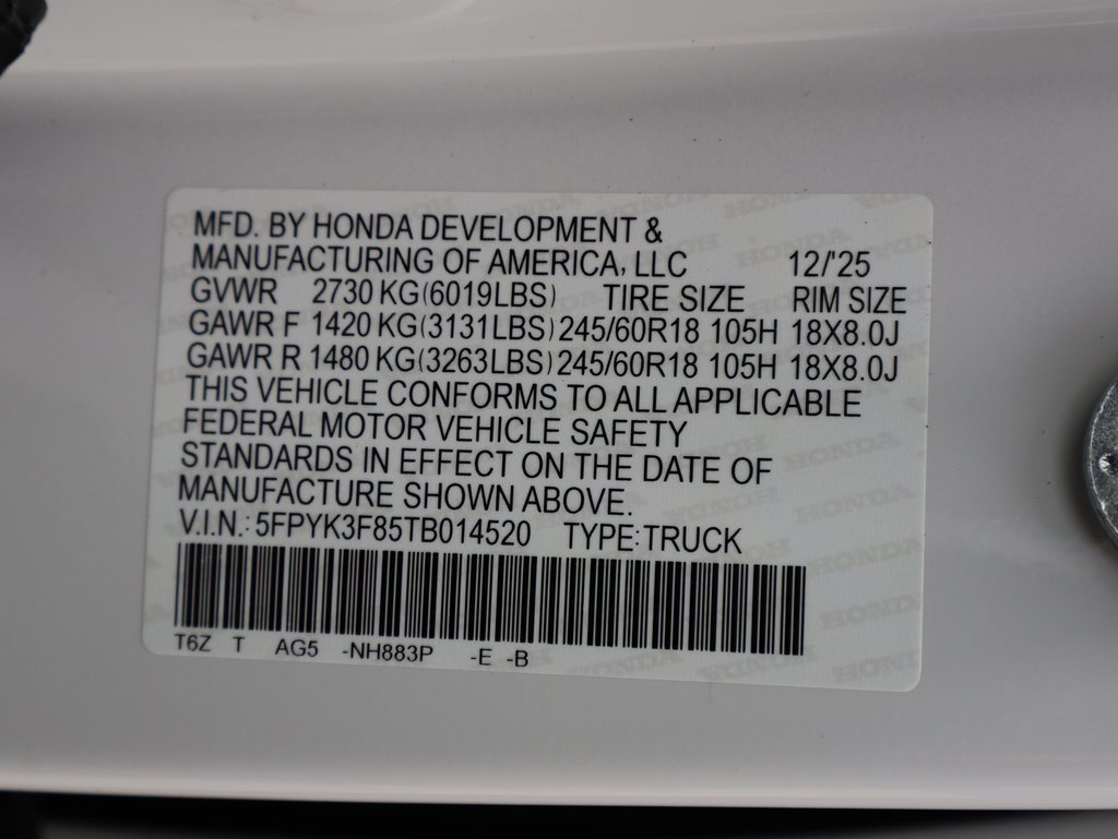 New 2026 Honda Ridgeline Black Edition image 44