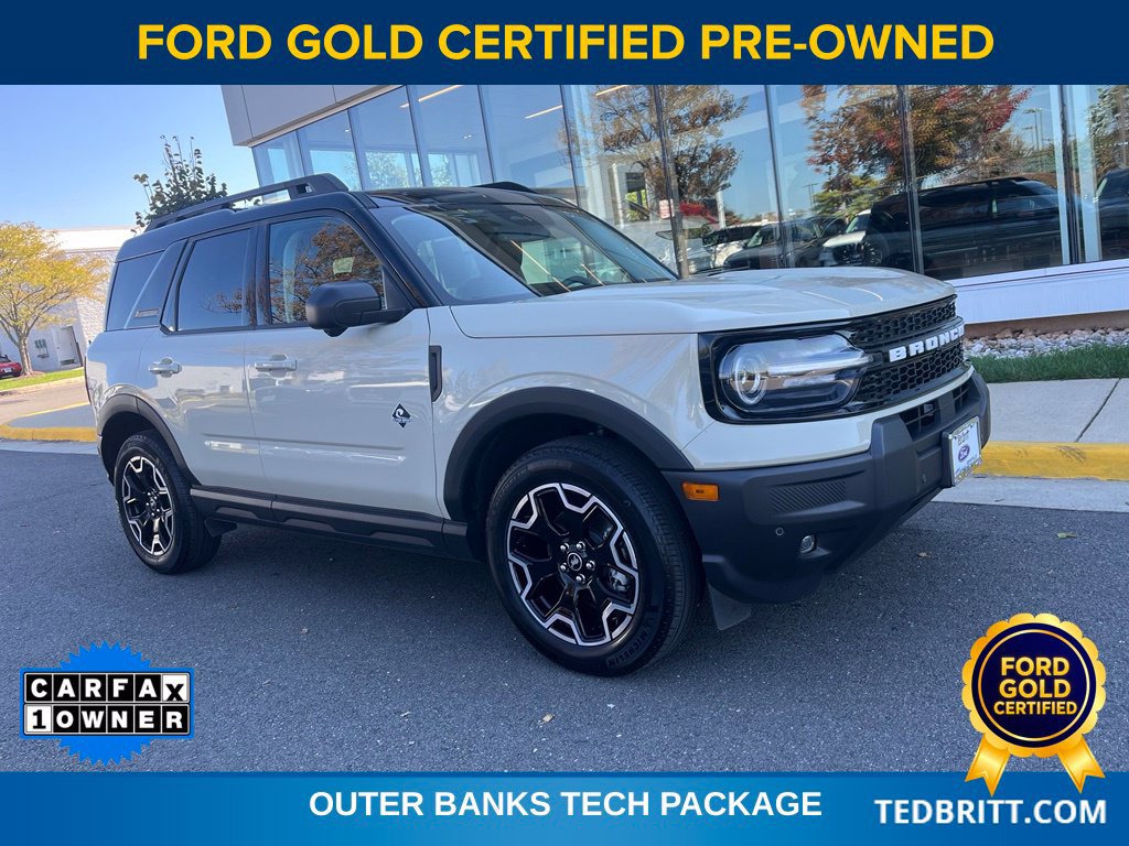 Certified 2025 Ford Bronco Sport Outer Banks w/ Outer Banks Tech Package+ AWD/4WD image 1