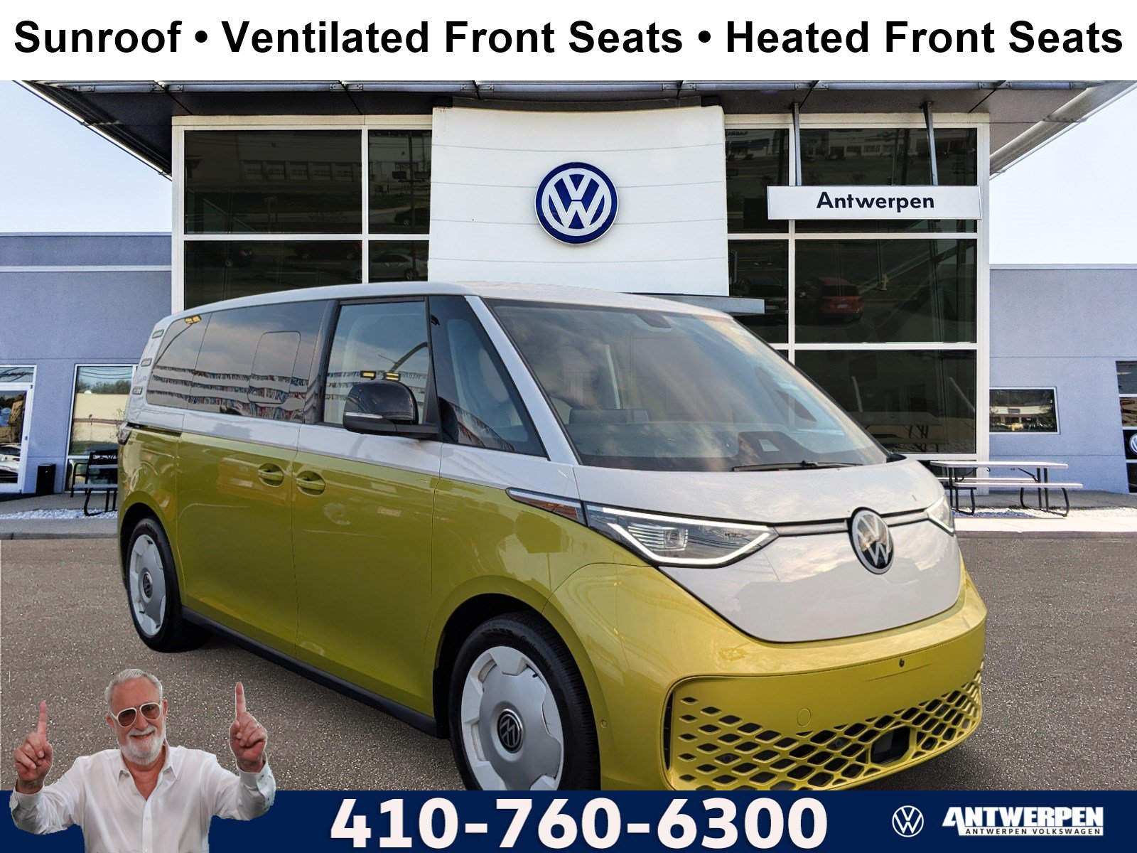 Used 2025 Volkswagen ID. Buzz 1st Edition w/ Cupholders Package AWD/4WD image 1