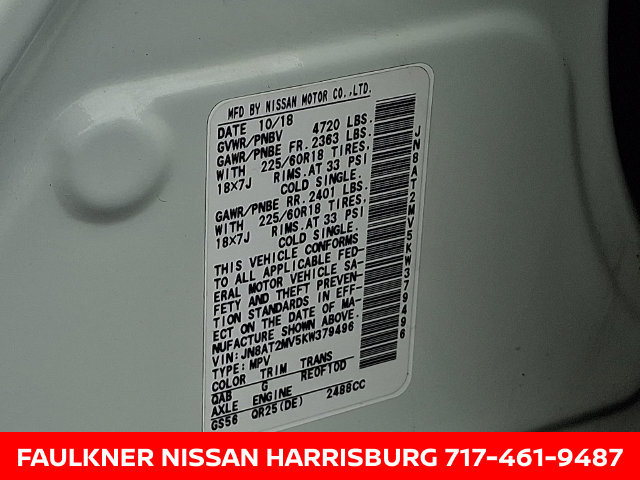 Certified 2019 Nissan Rogue SV w/ Premium Package AWD/4WD image 26