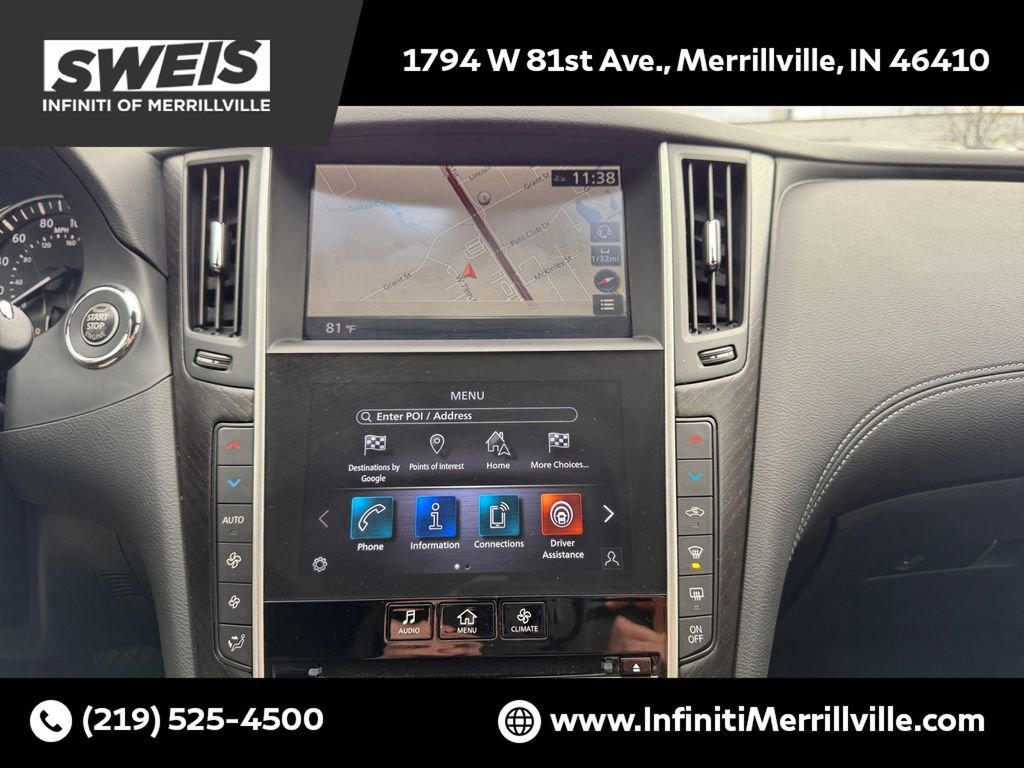 Certified 2024 INFINITI Q50 Sensory image 4