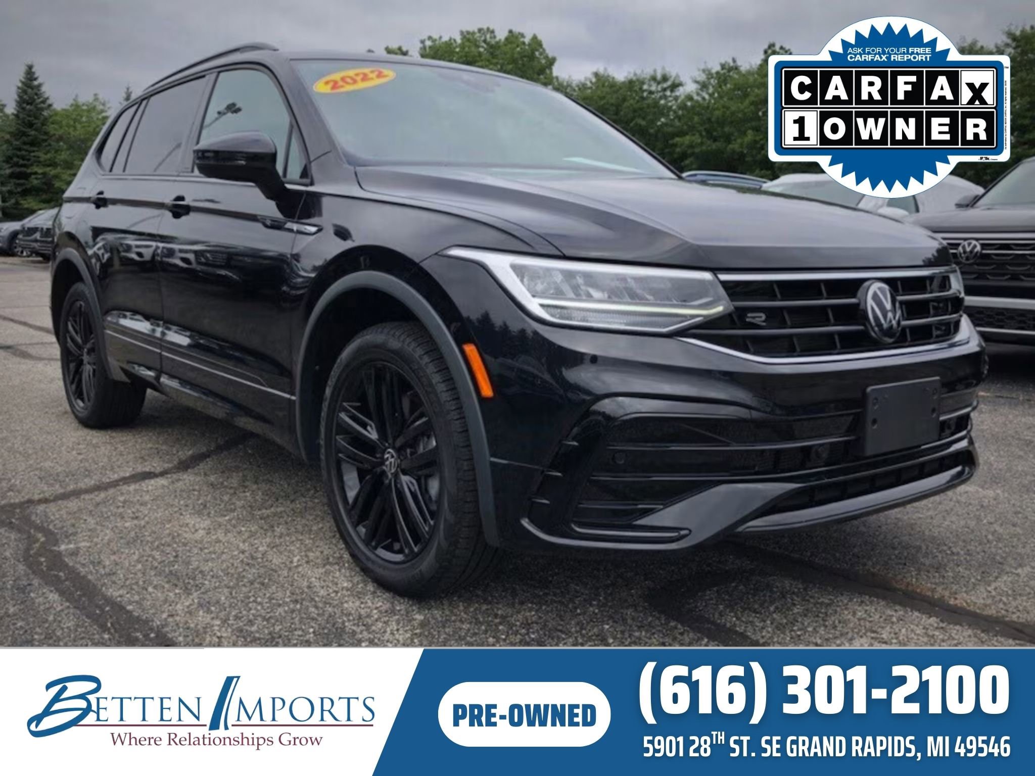 Used 2022 Volkswagen Tiguan SE R-Line