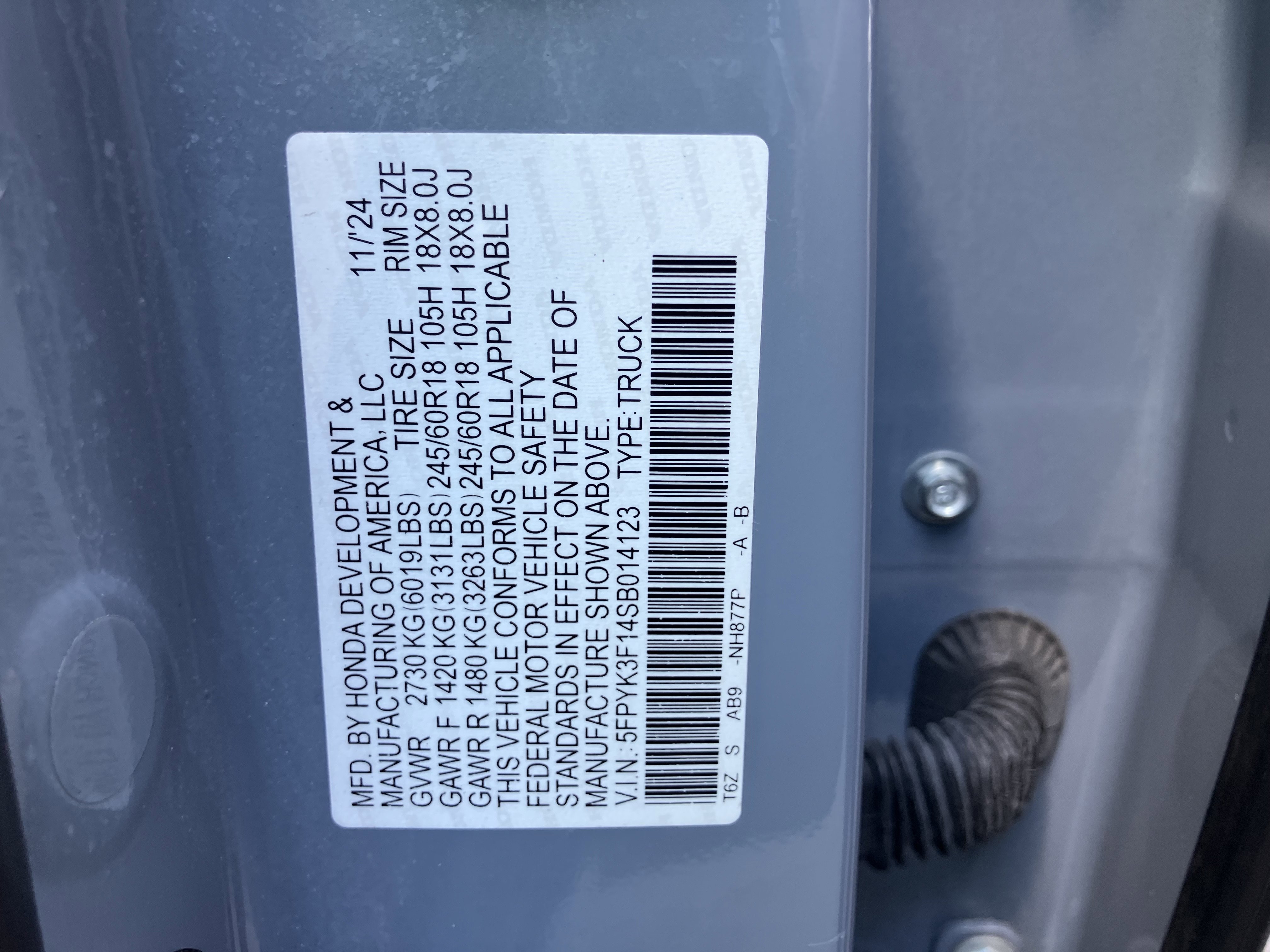 Certified 2025 Honda Ridgeline Sport image 35