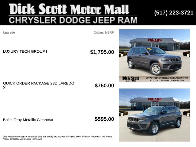 Certified 2024 Jeep Grand Cherokee Laredo X w/ Luxury Tech Group I AWD/4WD image 7