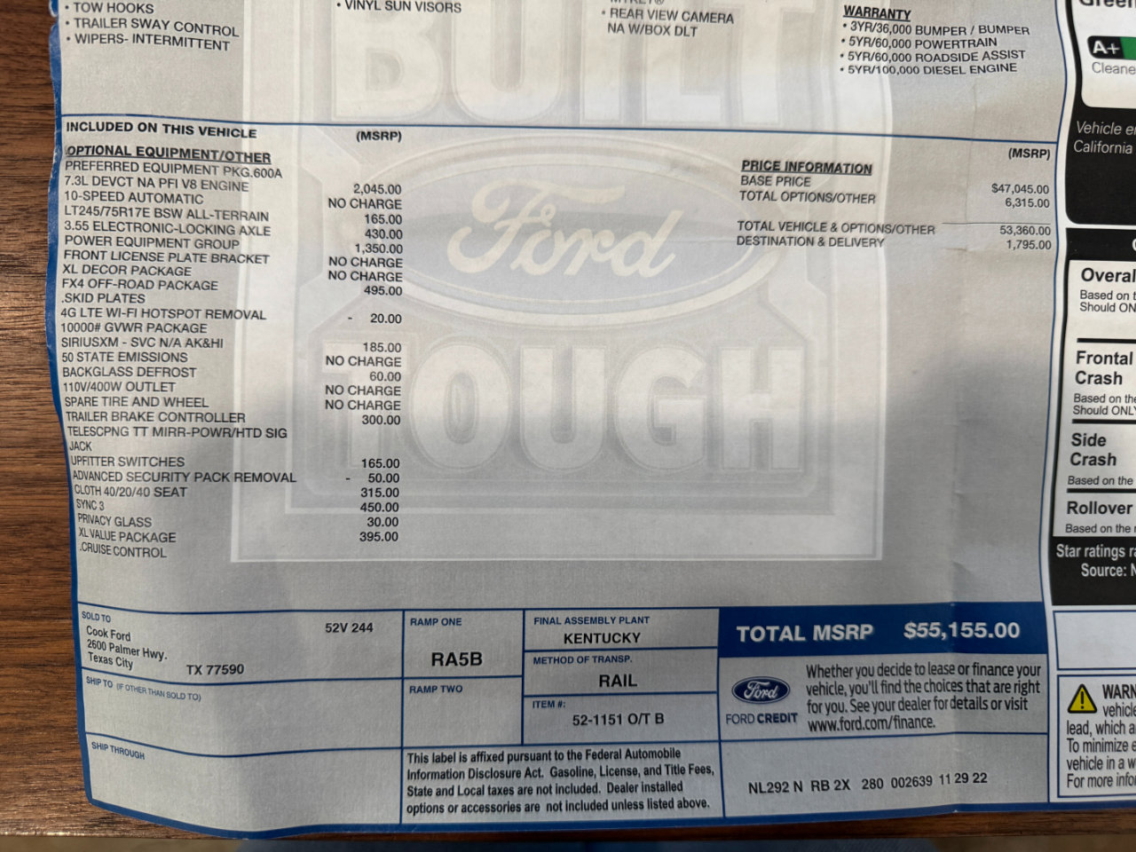 Used 2022 Ford F250 XL w/ Power Equipment Group AWD/4WD image 78