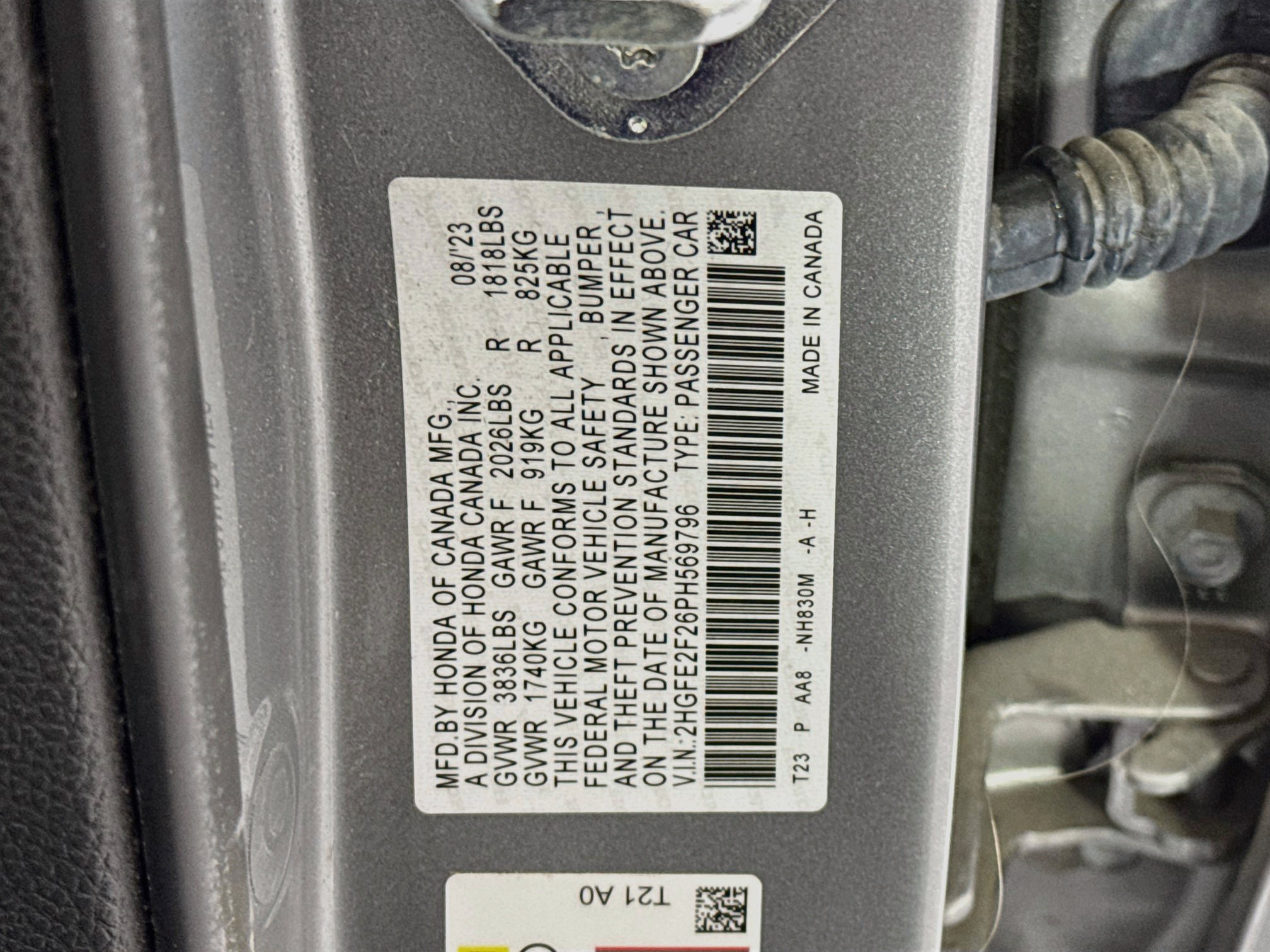 Certified 2023 Honda Civic LX image 29
