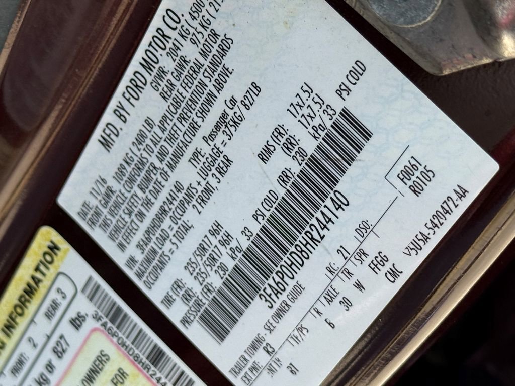 Used 2017 Ford Fusion SE w/ Fusion SE Technology Package image 33