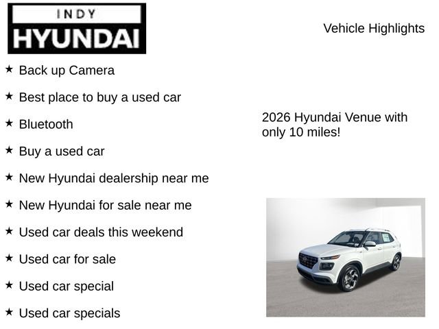 New 2026 Hyundai Venue SEL FWD image 7