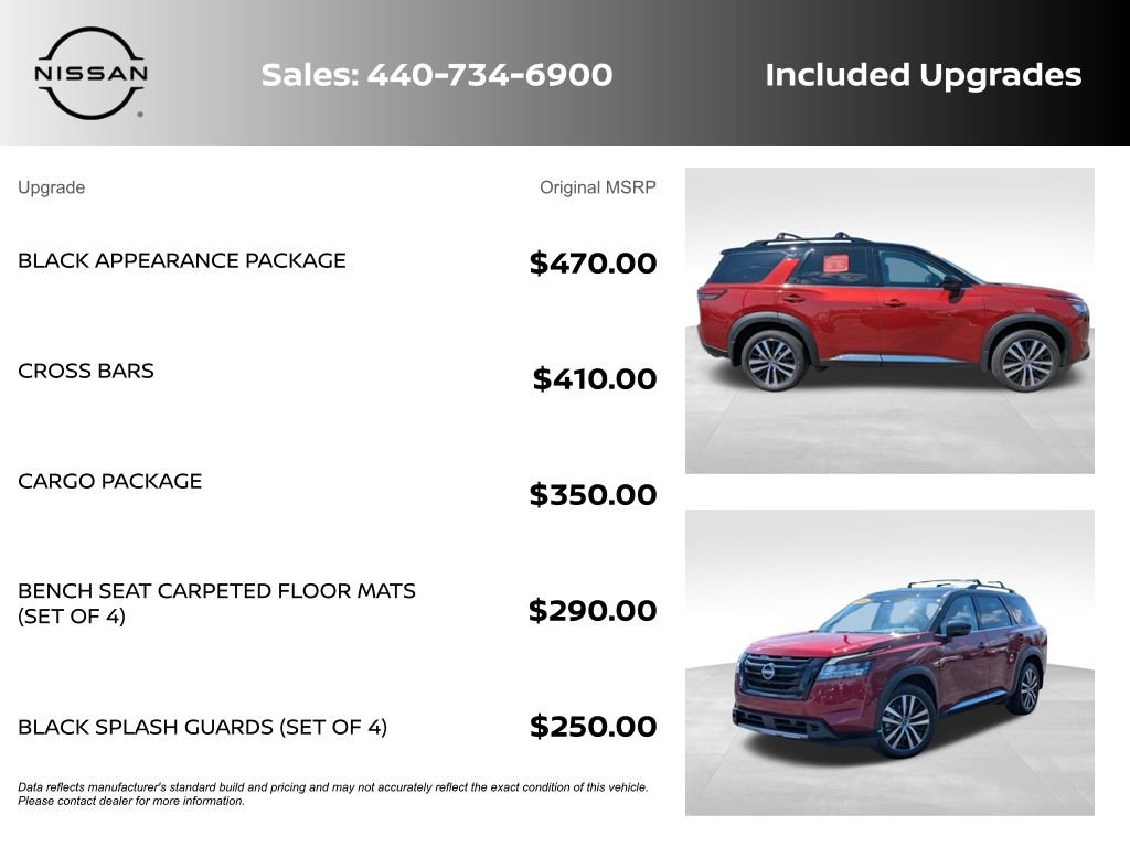 Certified 2024 Nissan Pathfinder Platinum w/ Black Appearance Package image 8