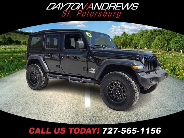 Certified 2018 Jeep Wrangler Unlimited Sport S image 1