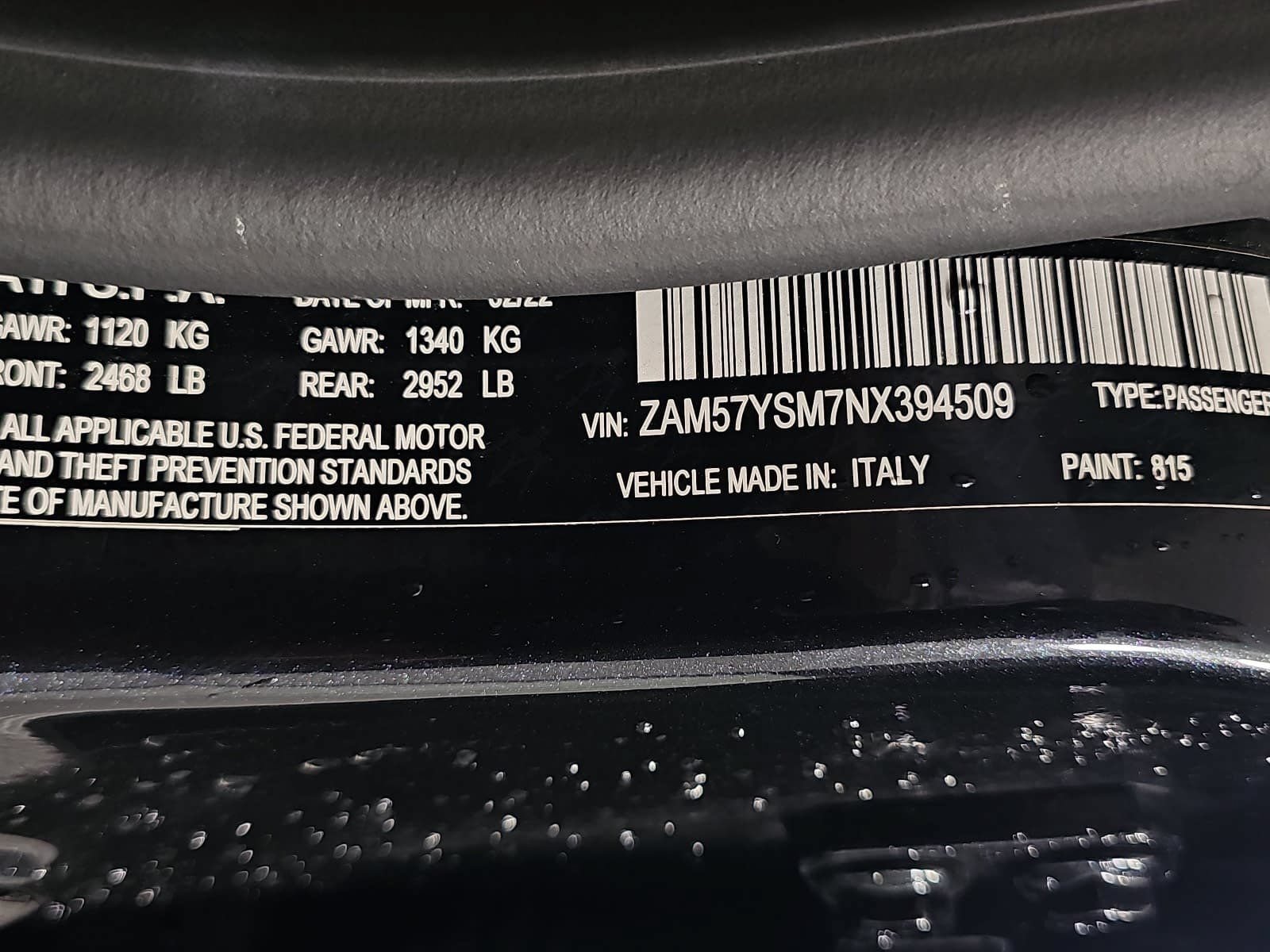 Used 2022 Maserati Ghibli Modena RWD image 30