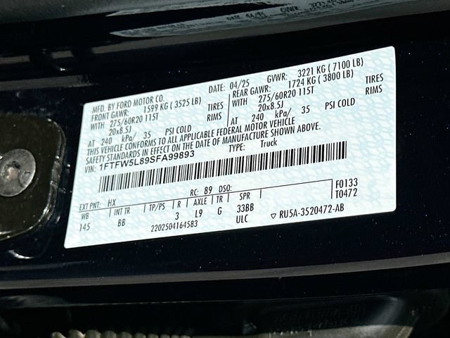 Used 2025 Ford F150 Lariat w/ Equipment Group 501A Mid AWD/4WD image 32