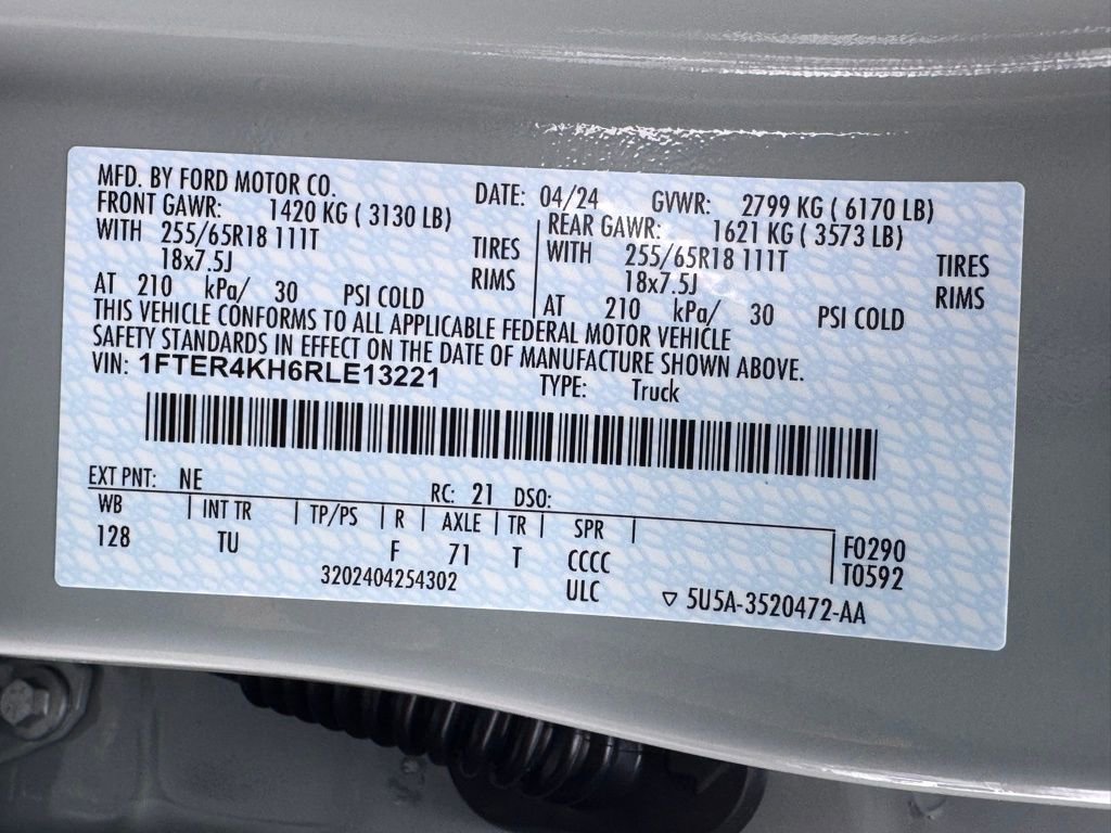 Used 2024 Ford Ranger Lariat AWD/4WD image 44