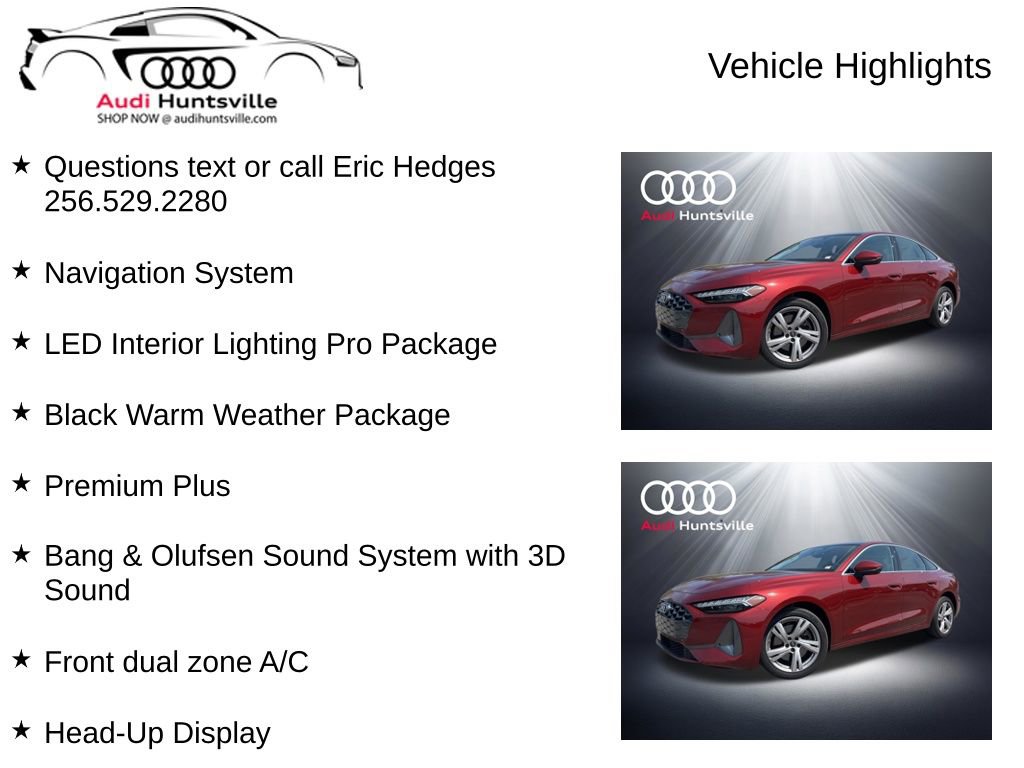 Used 2025 Audi A5 2.0T Premium Plus w/ Premium Plus image 6