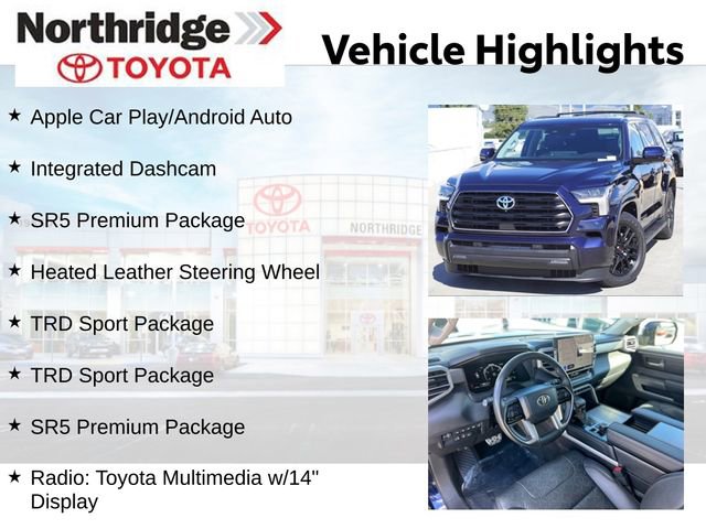 Certified 2024 Toyota Sequoia SR5 w/ SR5 Premium Package image 2