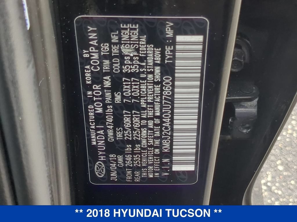 Used 2018 Hyundai Tucson SE AWD/4WD image 24