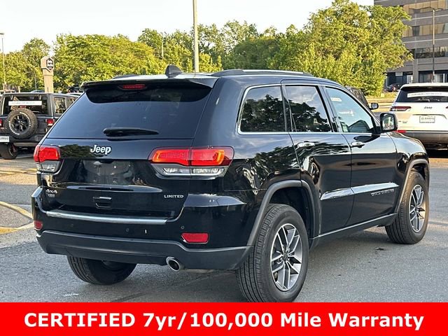 Certified 2021 Jeep Grand Cherokee Limited AWD/4WD image 3
