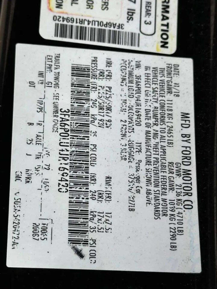 Used 2018 Ford Fusion SE image 37