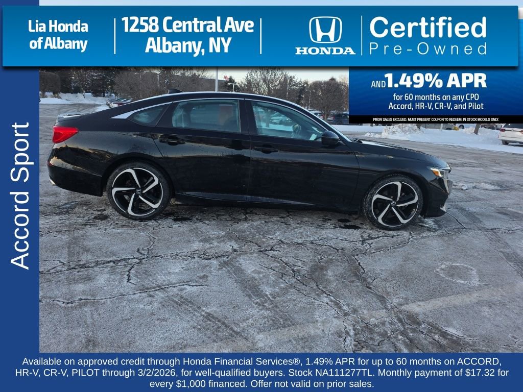 Certified 2022 Honda Accord Sport image 8