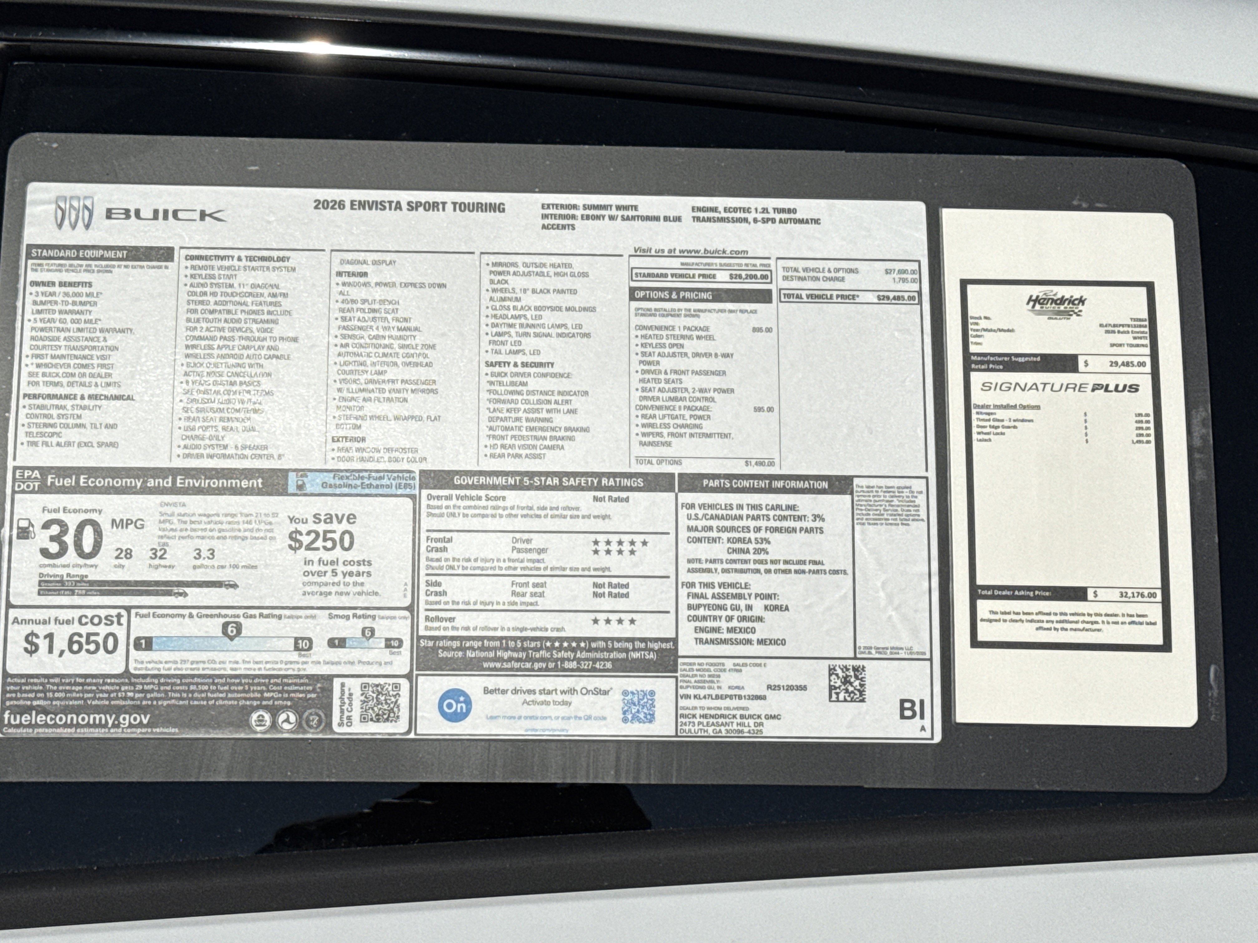 New 2026 Buick Envista Sport Touring w/ Convenience I Package image 34