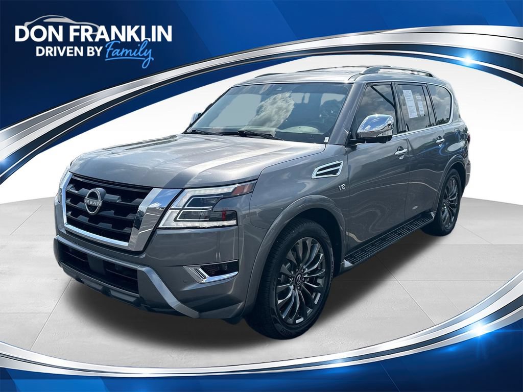 Used 2022 Nissan Armada Platinum w/ Captain's Chairs Package