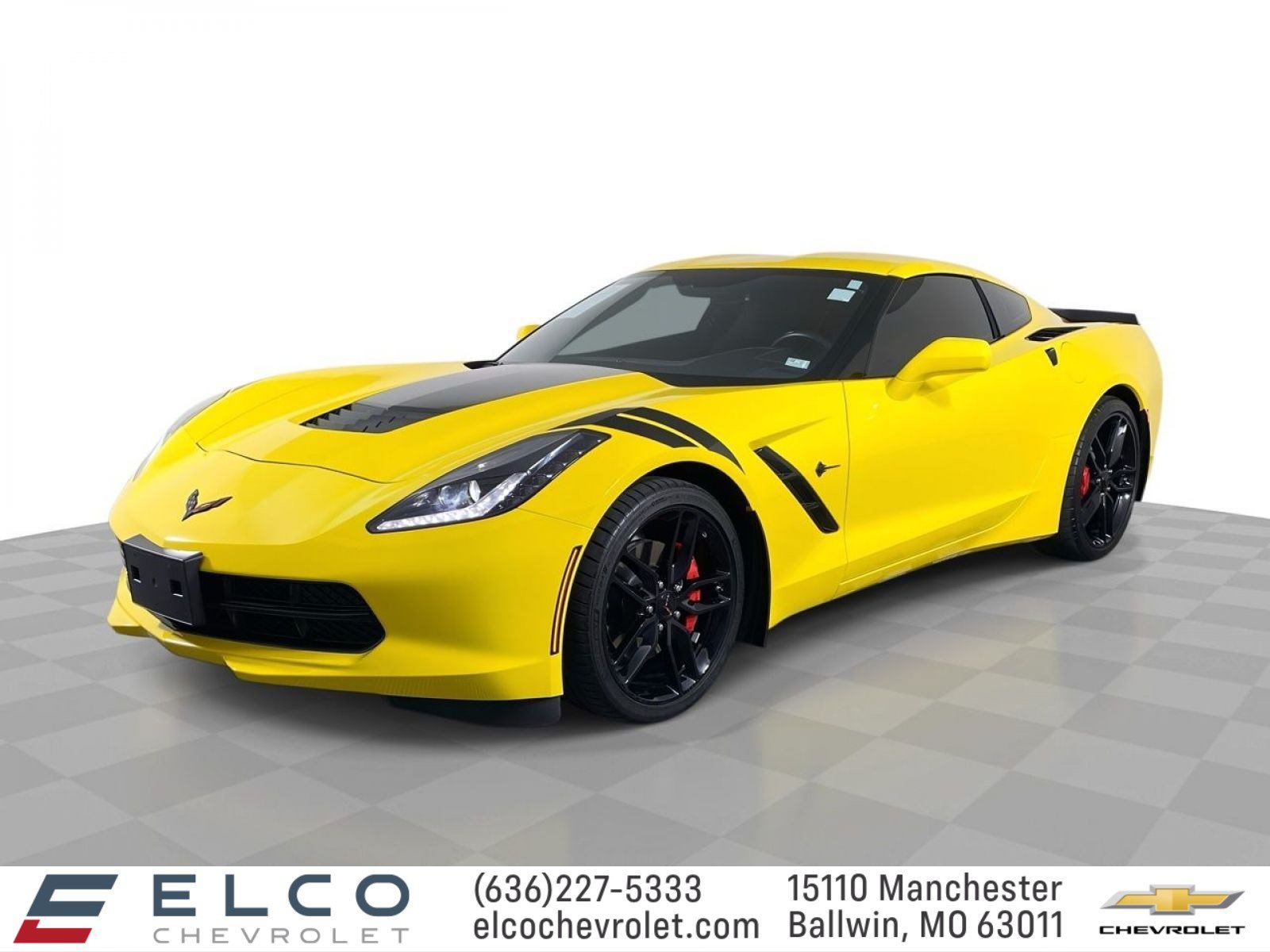 Certified 2019 Chevrolet Corvette Stingray Coupe w/ Battery Protection Package