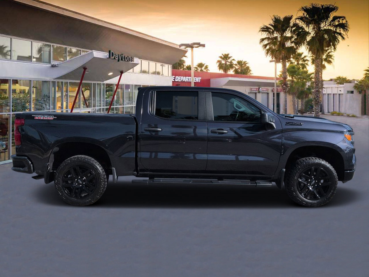 Used 2024 Chevrolet Silverado 1500 Custom Trail Boss w/ LPO, Dark Essentials Package AWD/4WD image 2