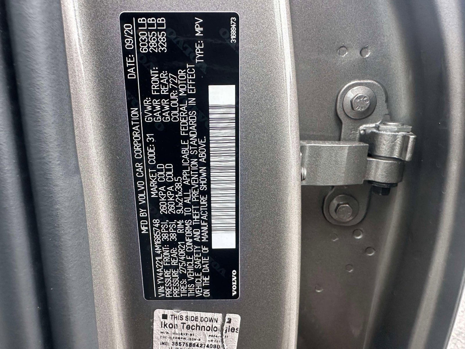 Used 2021 Volvo XC90 T6 Inscription w/ Climate Package image 39