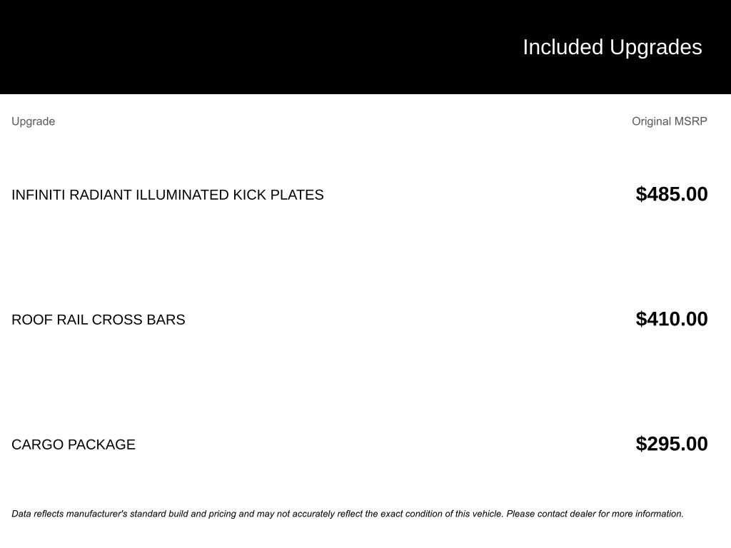 Used 2022 INFINITI QX80 Sensory w/ Cargo Package image 11