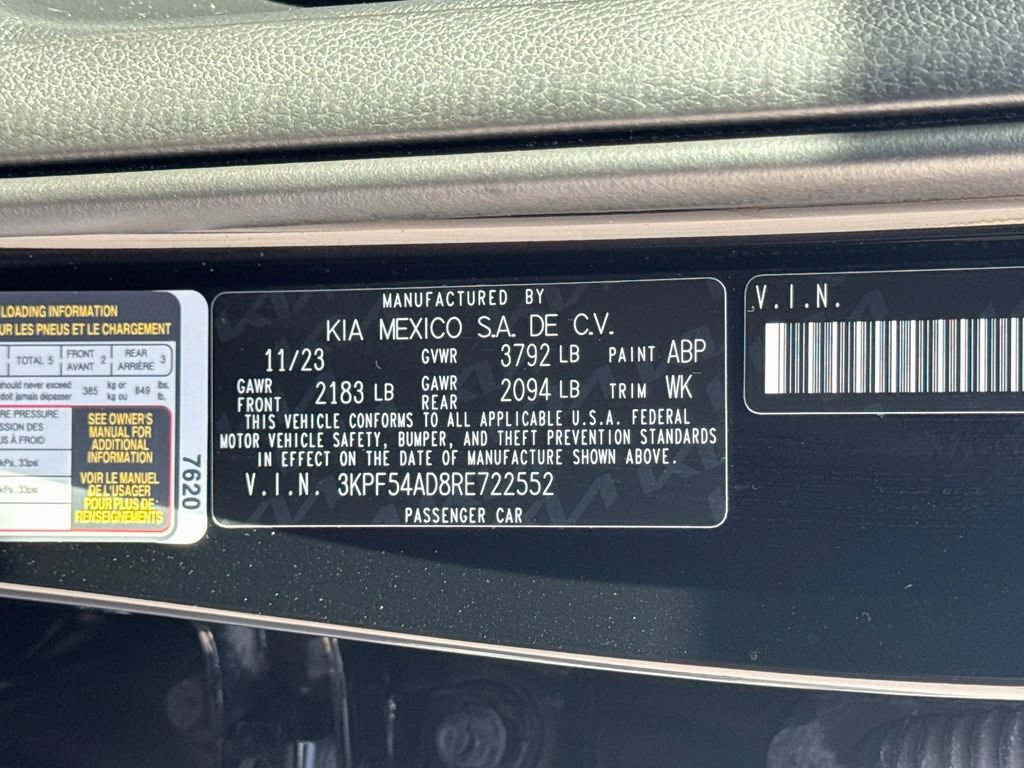 Certified 2024 Kia Forte GT-Line w/ GT-Line Premium Package FWD image 35