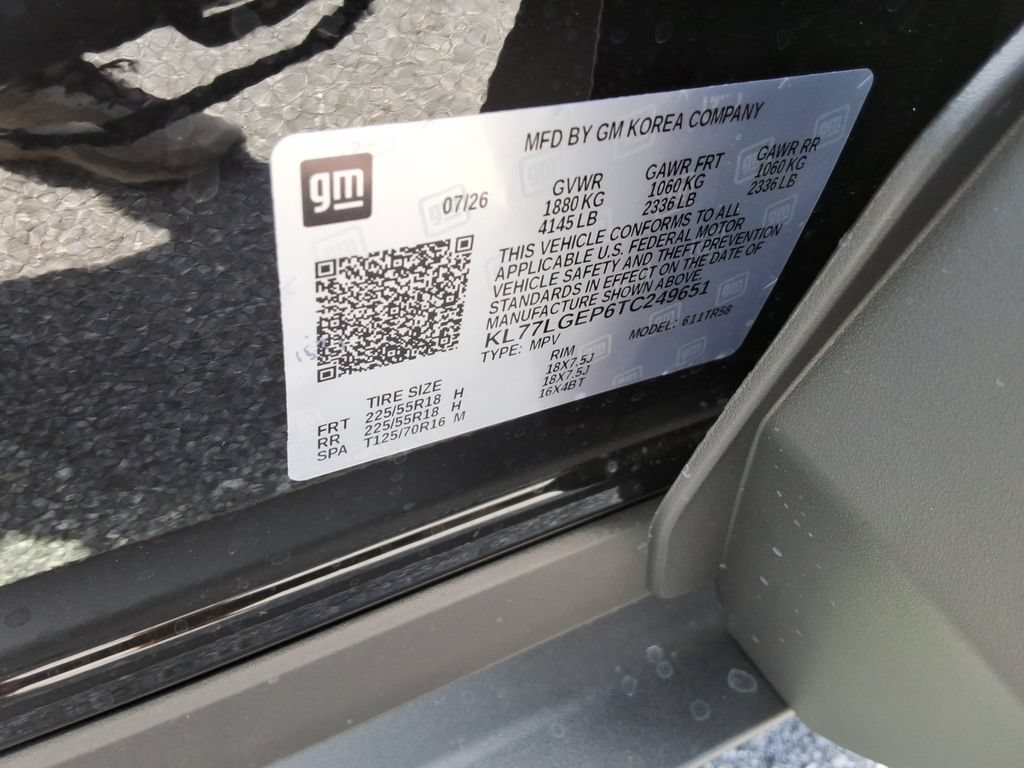 New 2026 Chevrolet Trax RS w/ Sunroof Package FWD image 35