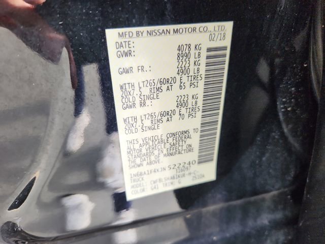 Used 2018 Nissan Titan SV w/ SV Convenience Package image 18