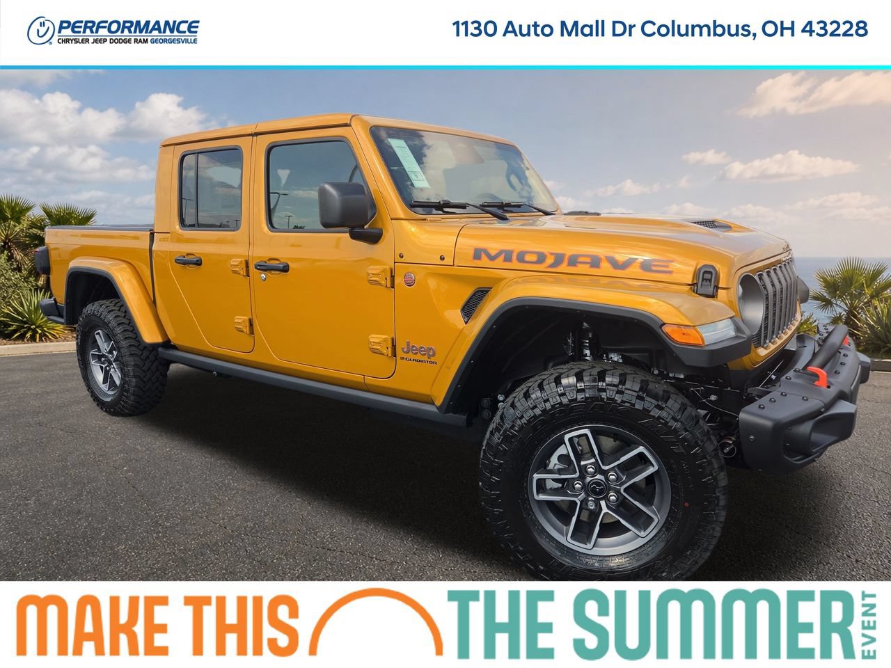 New 2026 Jeep Gladiator Mojave w/ Steel Bumper Group