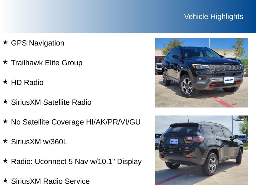 Used 2022 Jeep Compass Trailhawk w/ Trailhawk Elite Group image 5