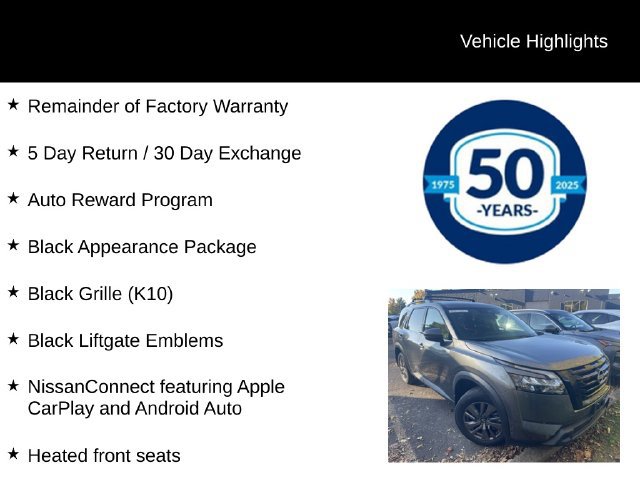Used 2024 Nissan Pathfinder SV w/ Black Appearance Package AWD/4WD image 5