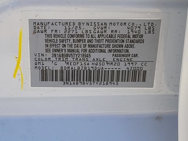 New 2026 Nissan Sentra S w/ Floor Mat Package FWD image 17