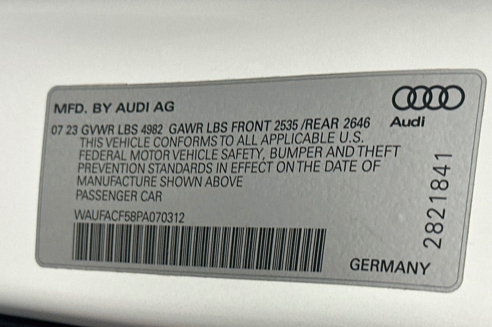 Used 2023 Audi A5 2.0T Premium Plus w/ Premium Plus AWD/4WD image 23