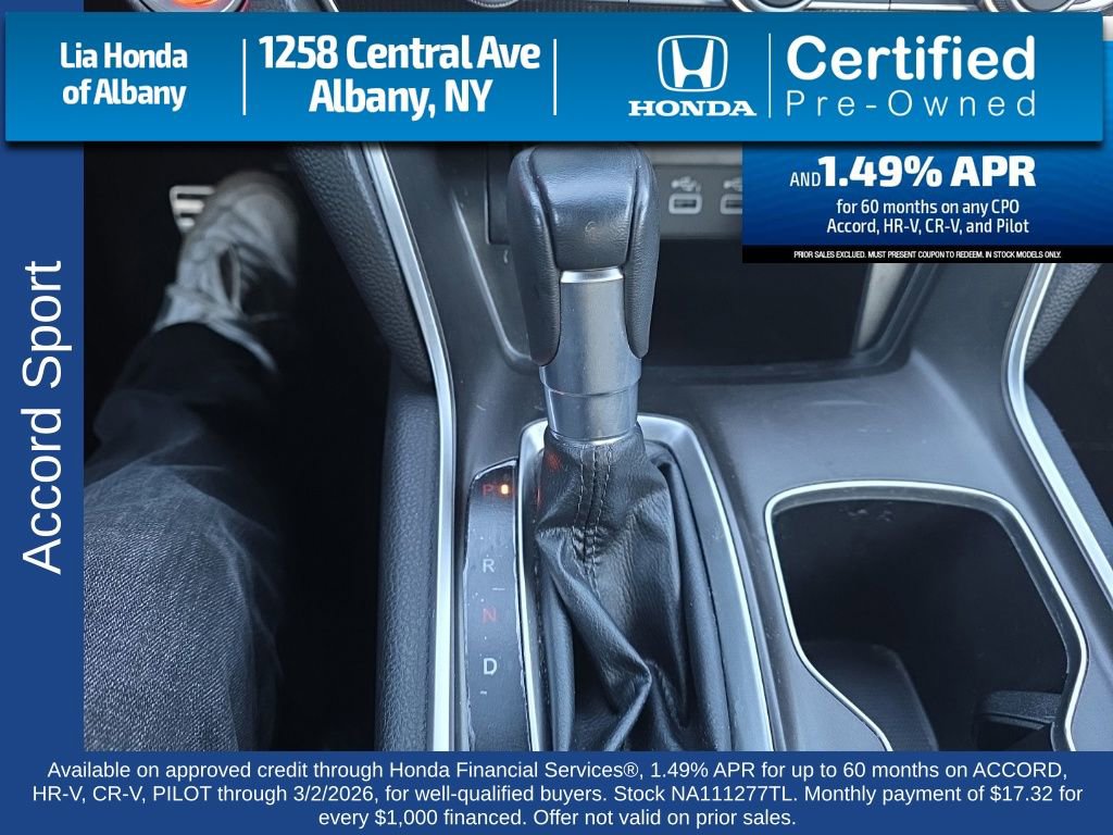 Certified 2022 Honda Accord Sport image 18