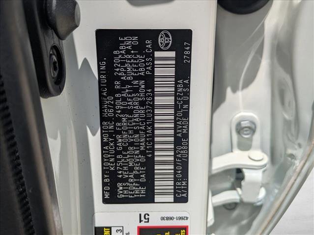 Used 2020 Toyota Camry LE FWD image 22