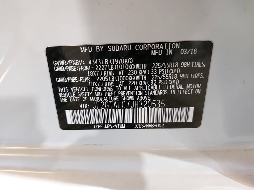 Used 2018 Subaru Crosstrek 2.0i Limited image 34